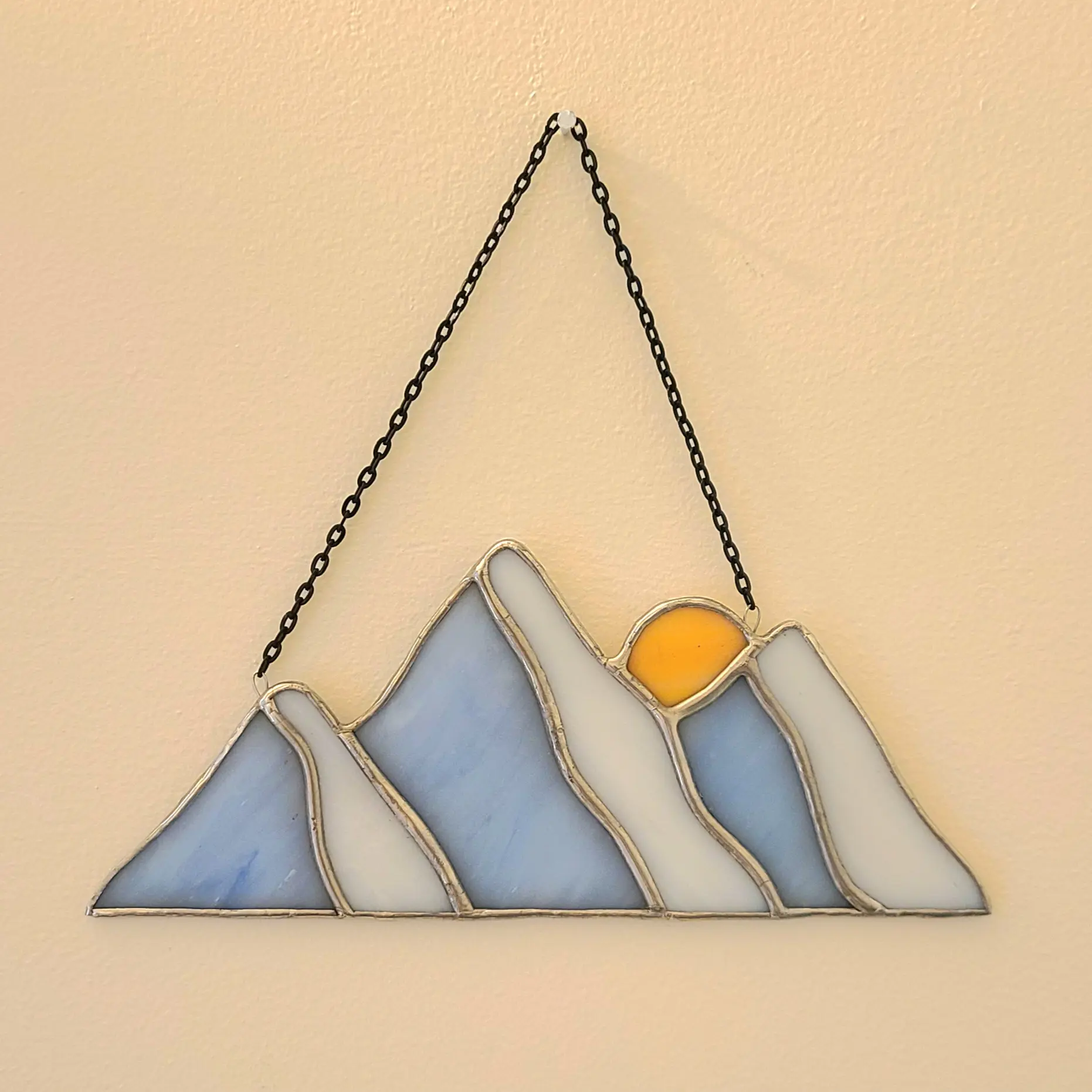 Beginner's Stained Glass – Mountains