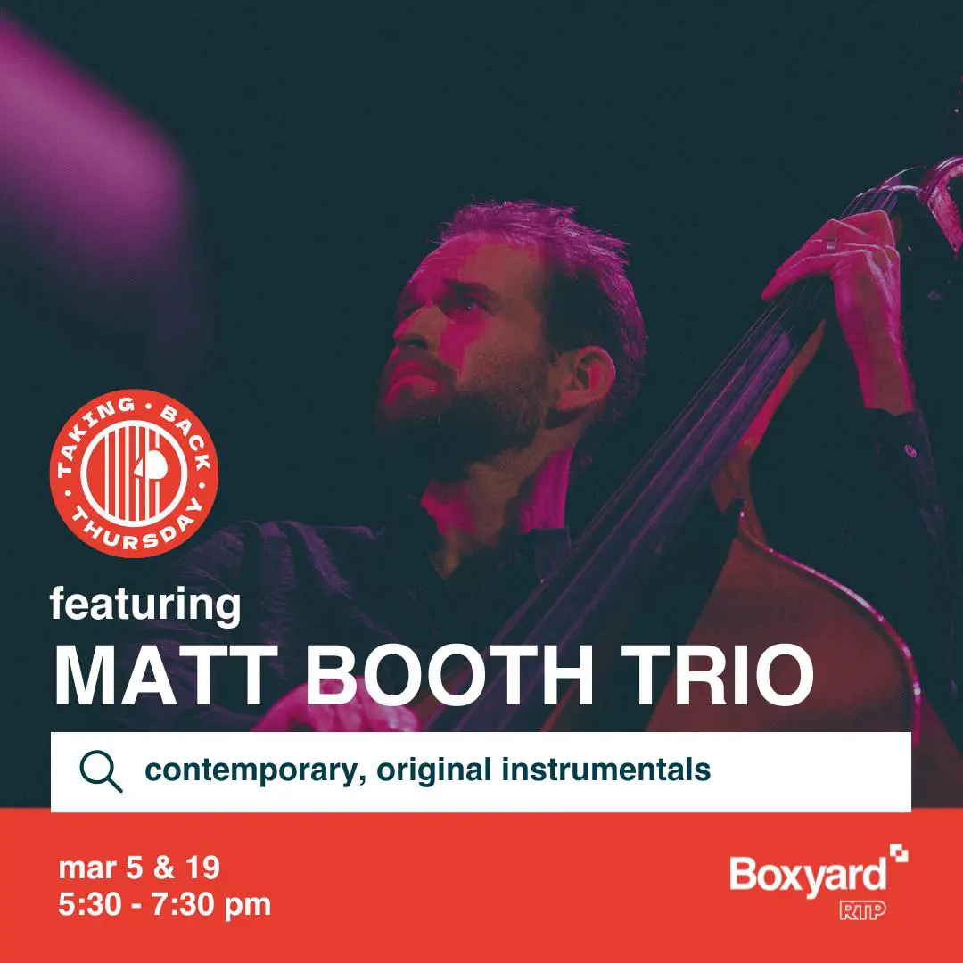 Taking Back Thursday: Matt Booth Trio