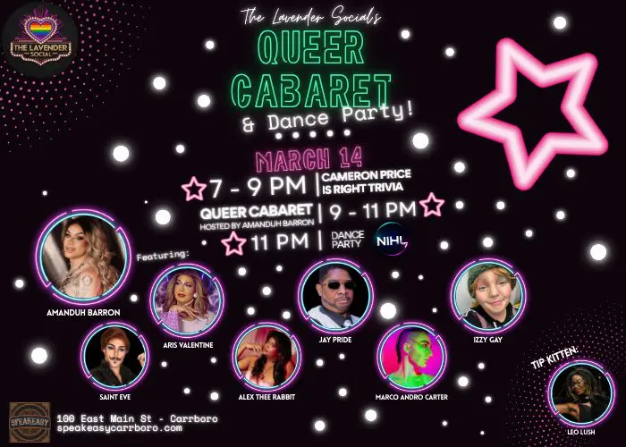 ✨ The Lavender Social’s Queer Cabaret: The Birthday Edition! 🎂✨