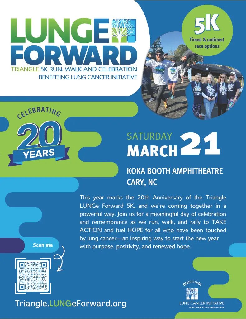 Triangle LUNGe Forward 5K Run, Walk and Celebration