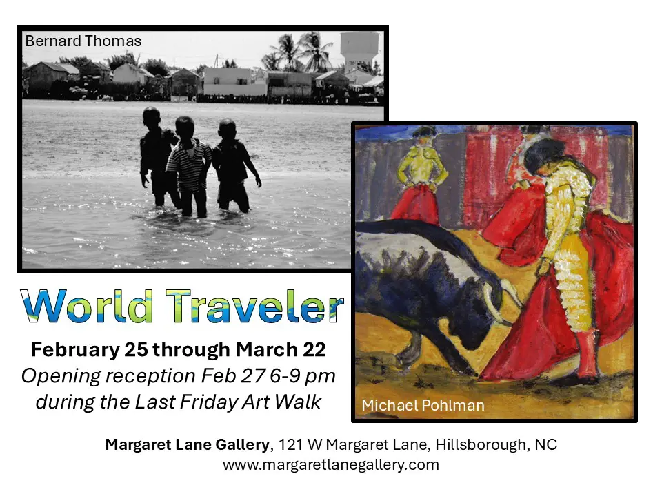 World Traveler, a Curated Show of Work by Local Artists