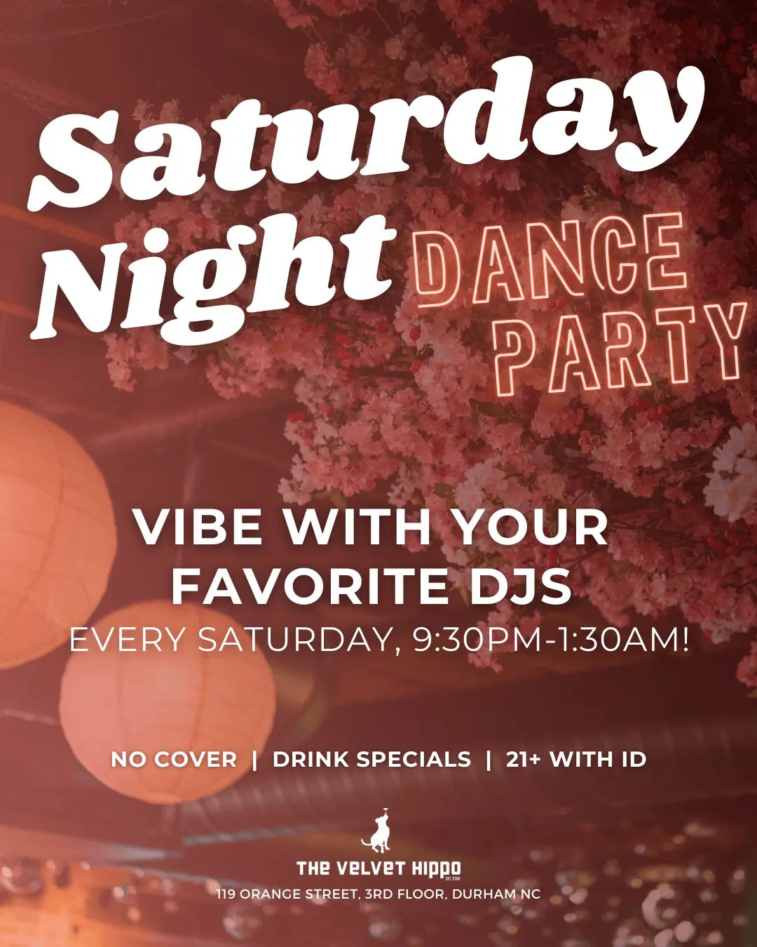 Saturday Night DJ Dance Party