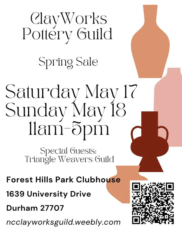 ClayWorks Pottery Guild Spring Sale