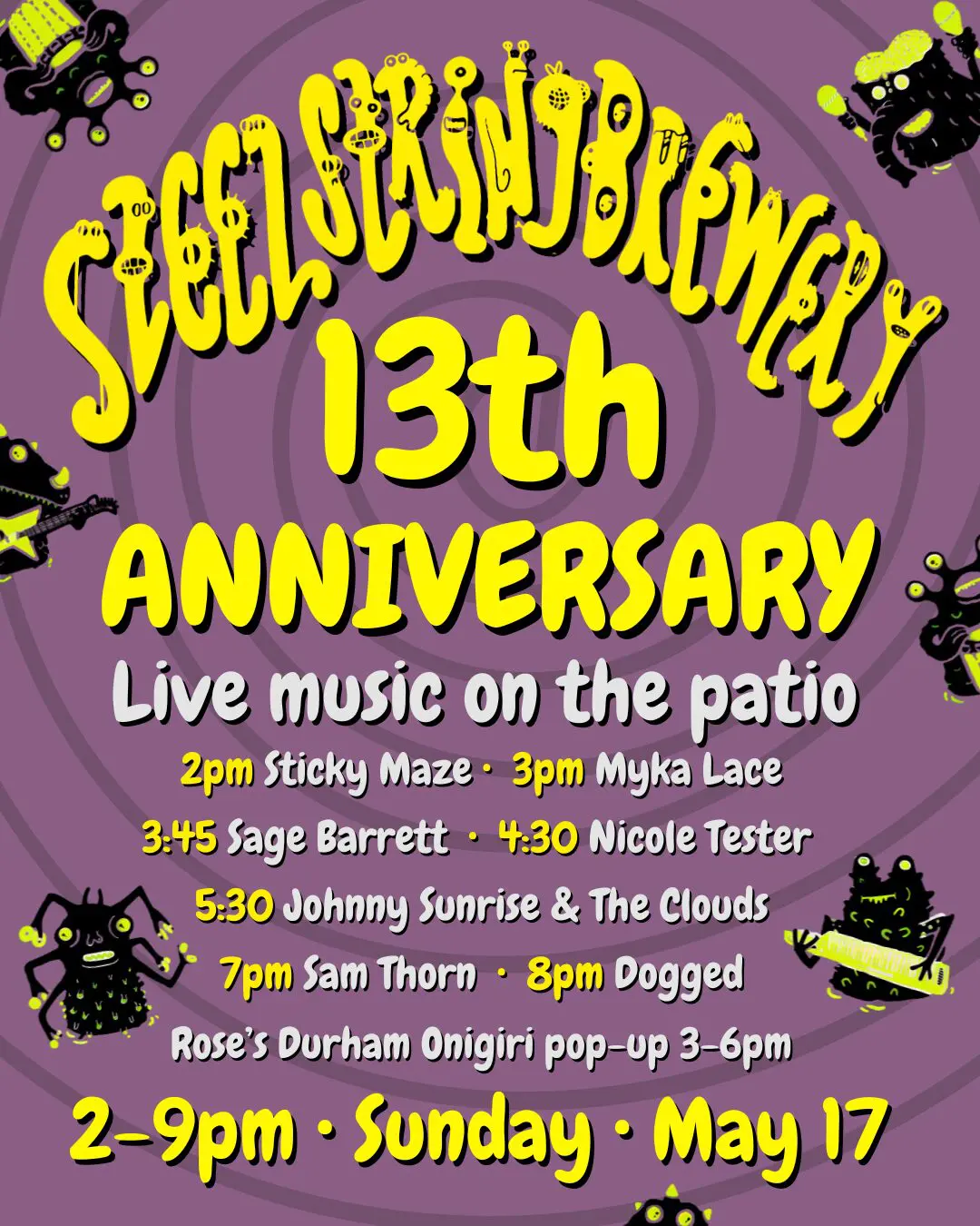 Steel String’s 13th Anniversary Party!