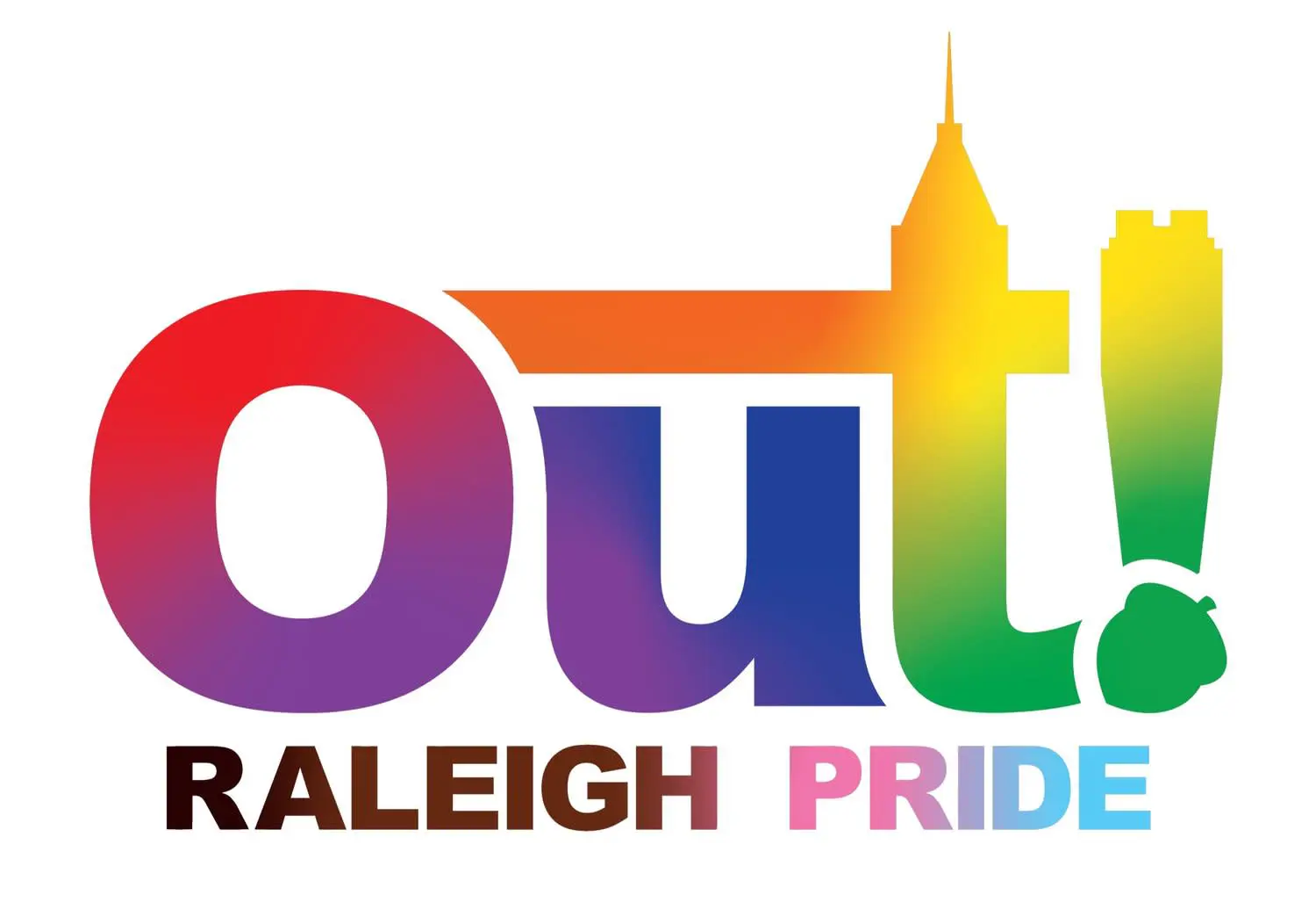 Out! Raleigh Pride logo