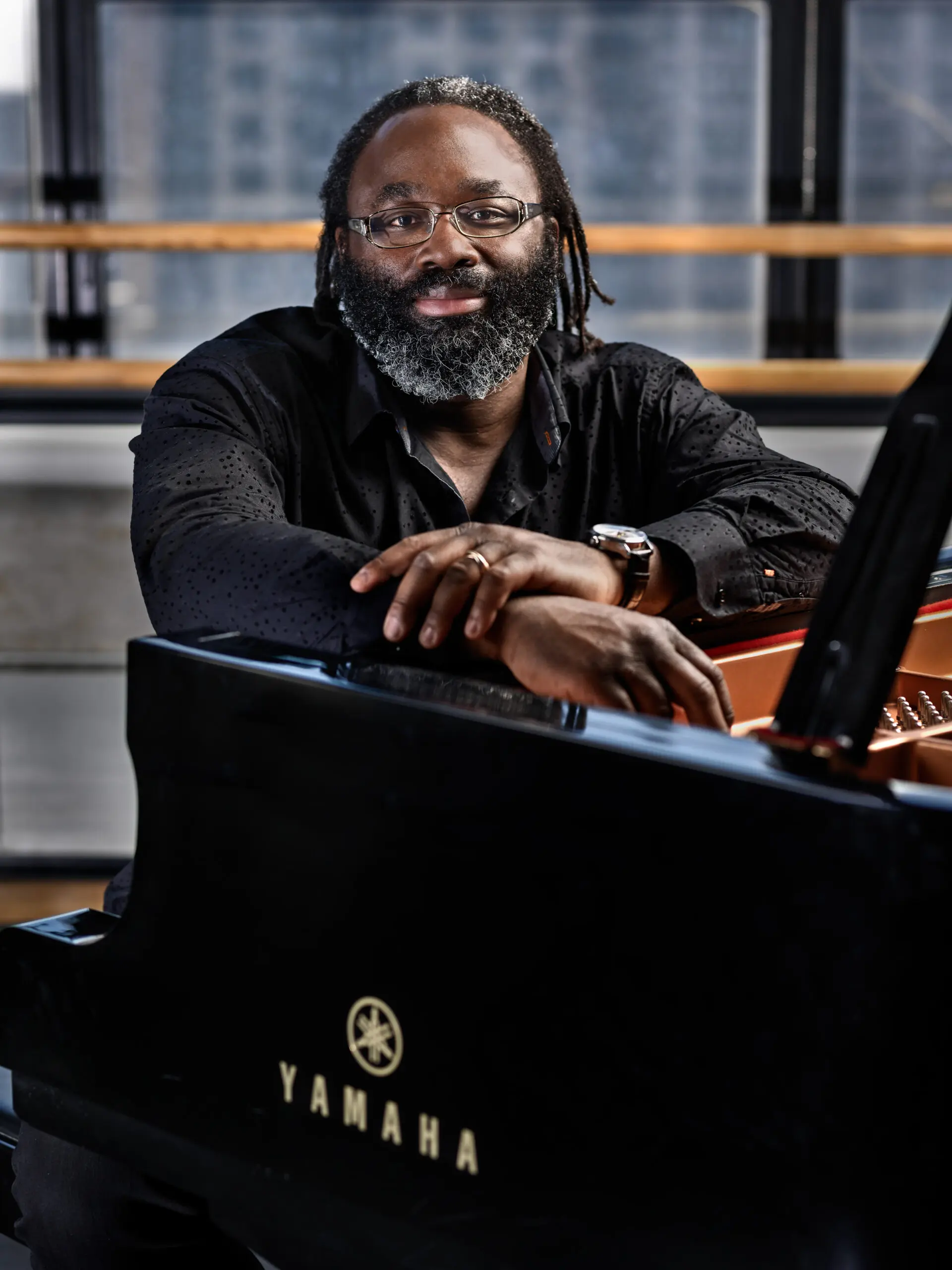 Pianist Awadagin Pratt performs at Duke University's Baldwin Auditorium as part of Duke Arts Presents season.