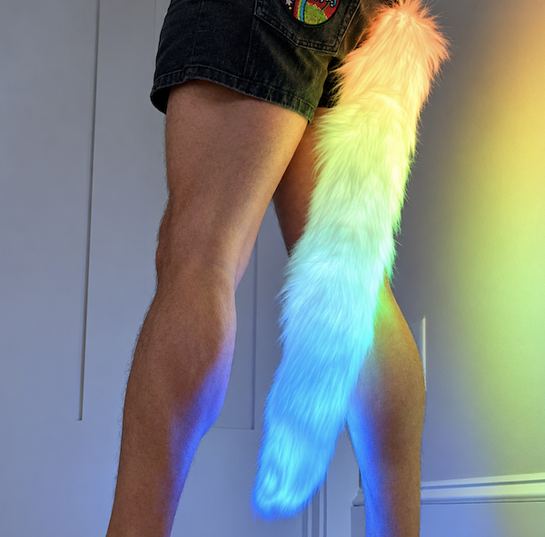 light up tail costume