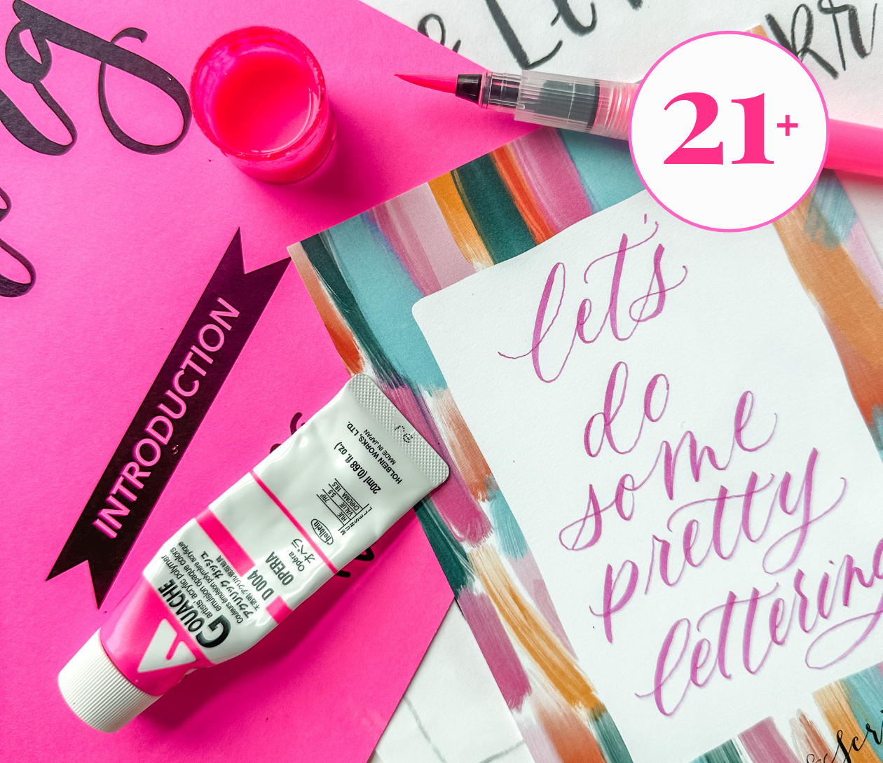 Brush Lettering for Beginners at Wolfe & Porter (21+)