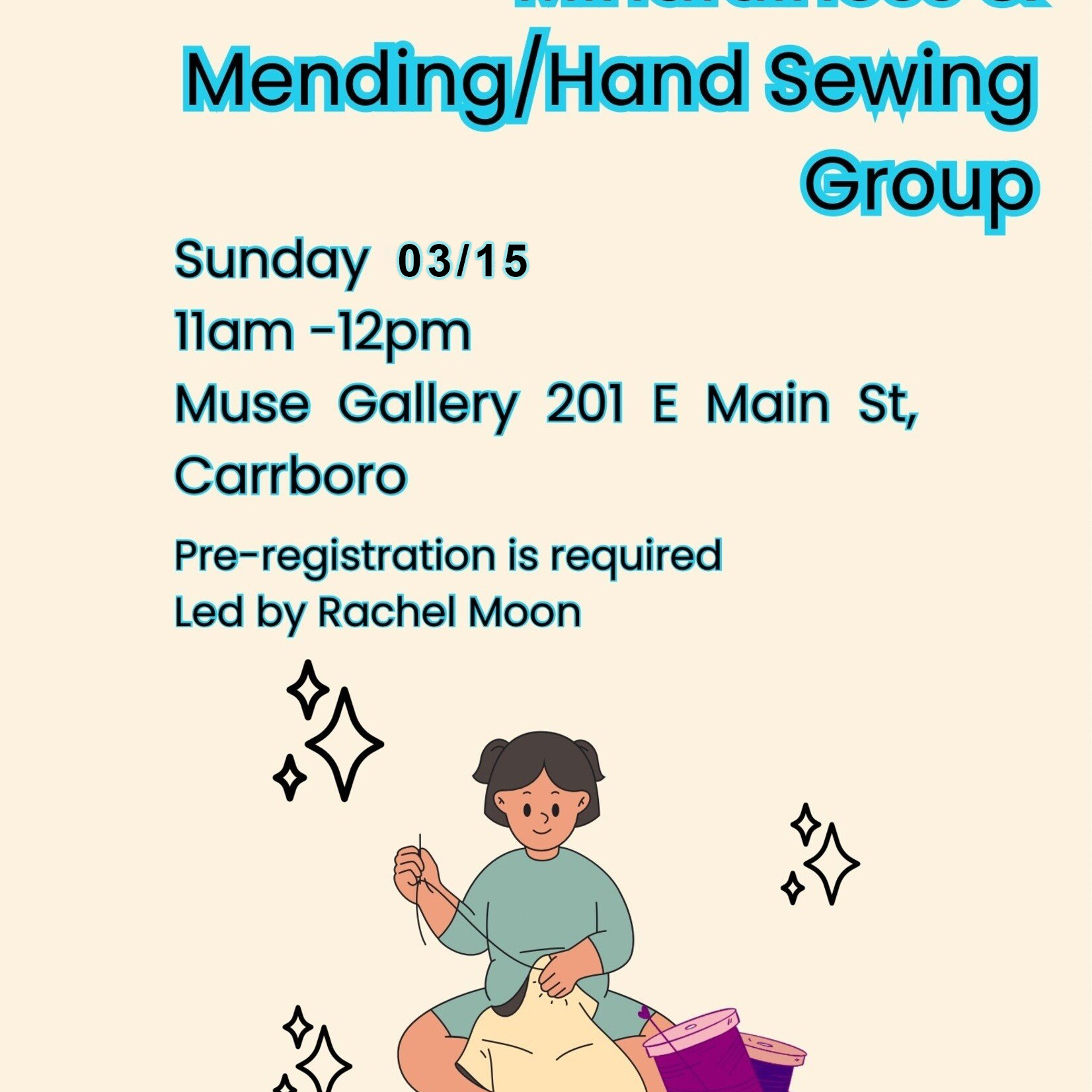 Mindfulness & Mending | Hand Sewing Group with Rachel Moon