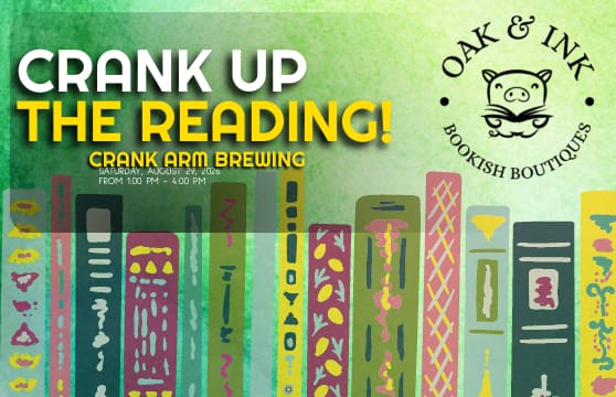 Crank Up the Reading Book Fair — Community in Crank Arm Brewing Co.