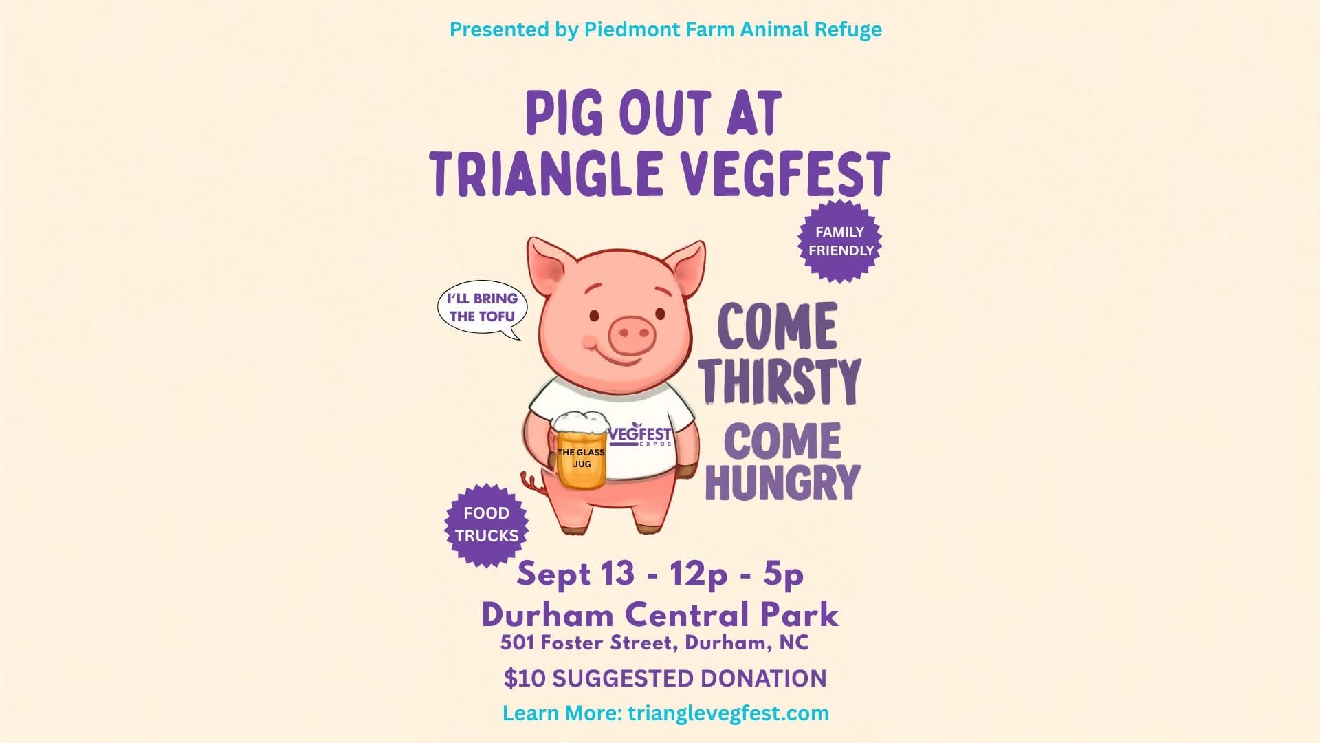 Triangle Vegfest — Family fun in Durham Central Park · Durham, NC
