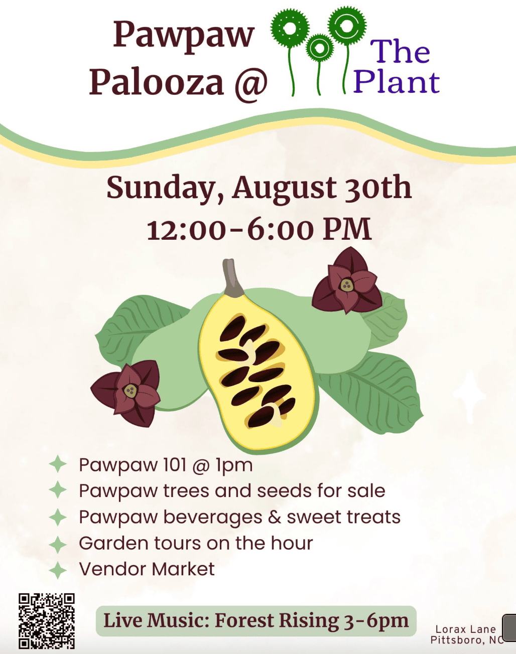Pawpaw Palooza — Family fun in The Plant · Pittsboro
