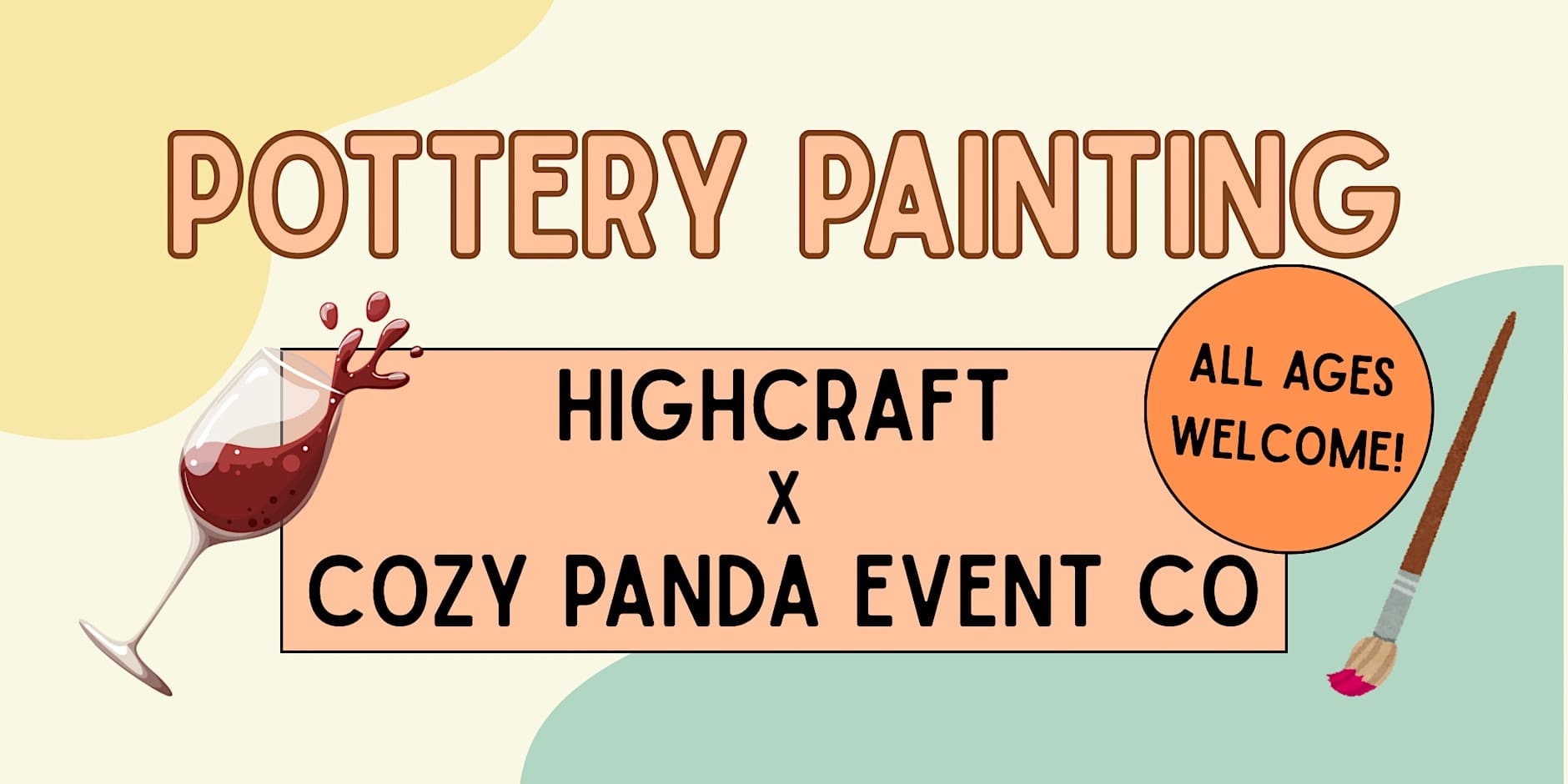 Pottery Painting with Cozy Panda — Arts & culture in HighCraft · Apex