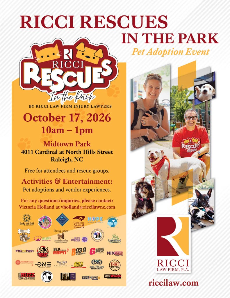Ricci Rescues in the Park by Ricci Law Firm — Family fun in Midtown Park, North Hills · Raleigh, NC