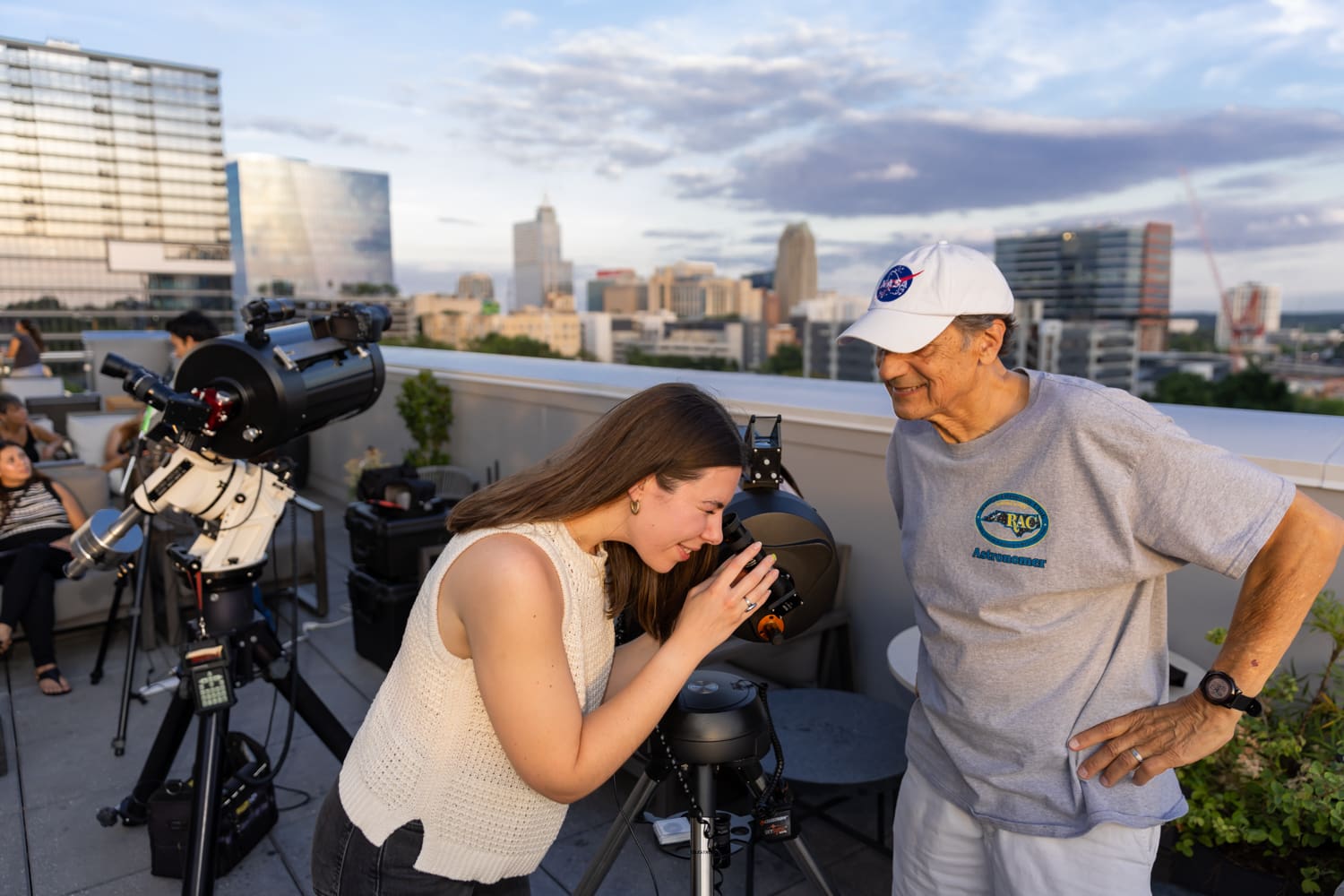 Stargazing at The Willard — Outdoors & nature in The Willard Rooftop Lounge · Raleigh, NC