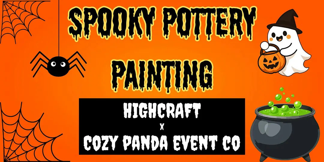 Spooky Pottery Painting with Cozy Panda — Arts & culture in HighCraft · Apex