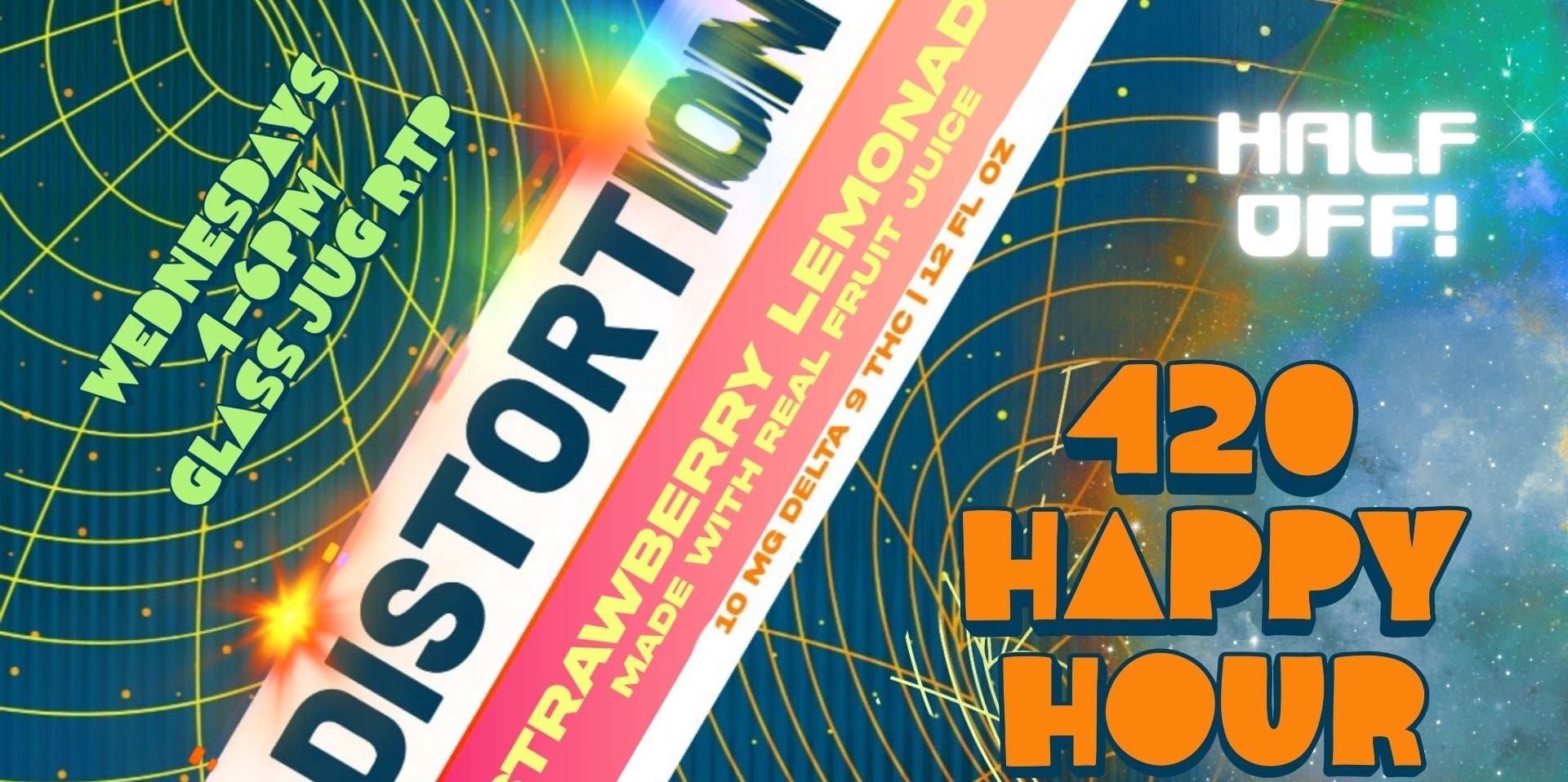 The Glass Jug Beer Lab – RTP: Distortion 420 Happy Hour
